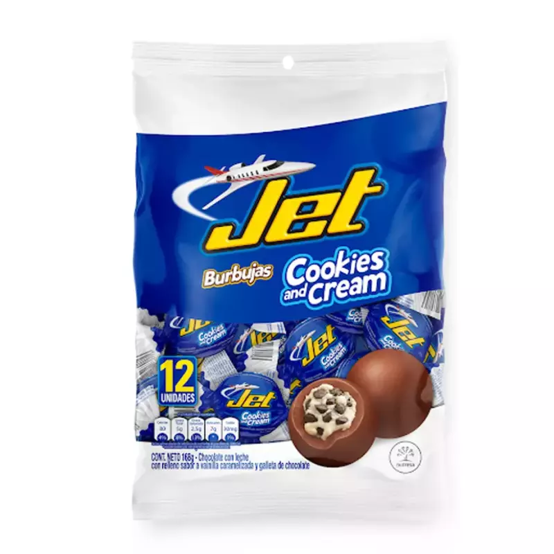 BURBUJAS JET COOKIES X 10 UNID