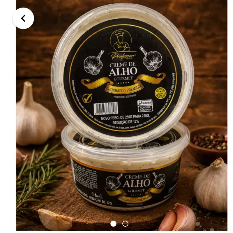 Creme de alho gourmet