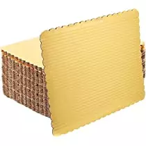 Base corrugada dorada 10x14cm