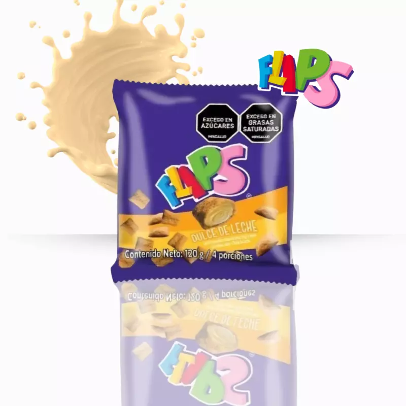 FLIPS DULCE DE LECHE 28GR x 6UND