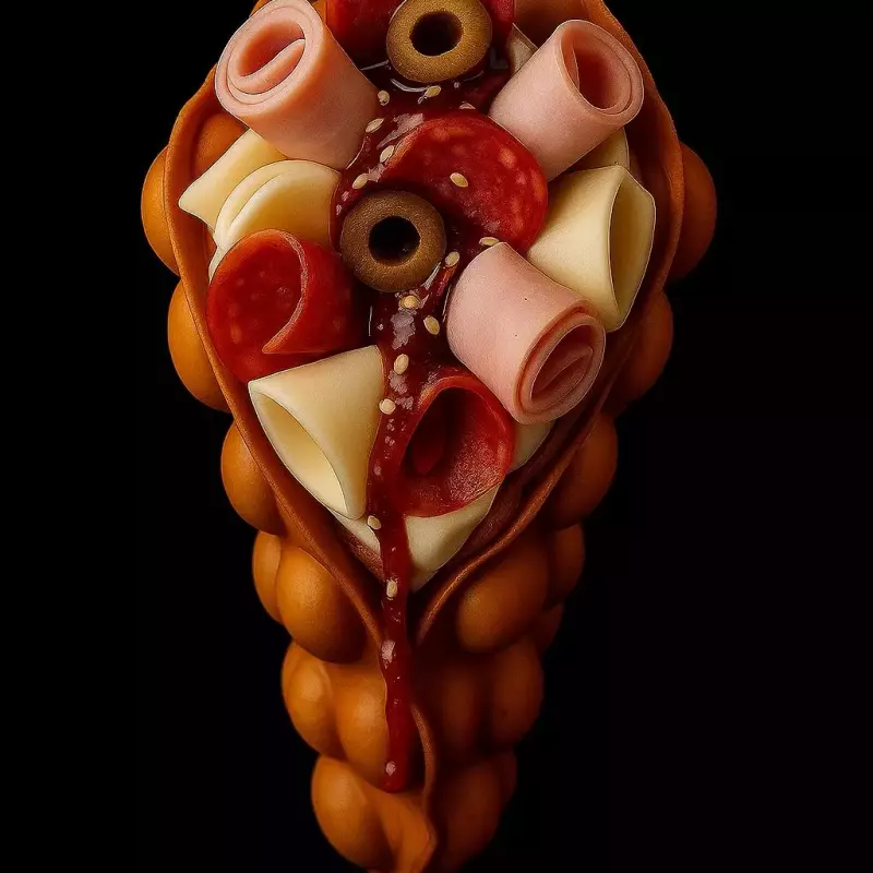 Waffle Burbuja Sagan