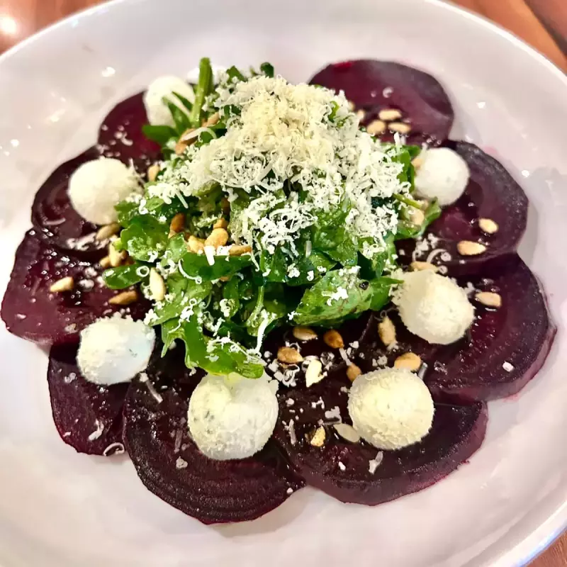 Carpaccio de betabel