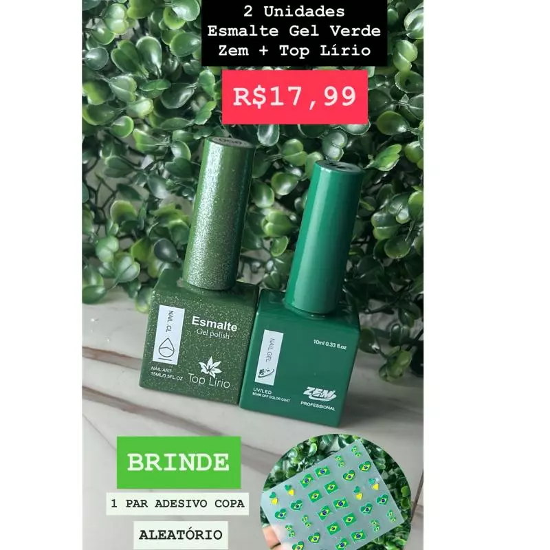 Esm.Gel Dupla Verdes Zem35+TLirio60