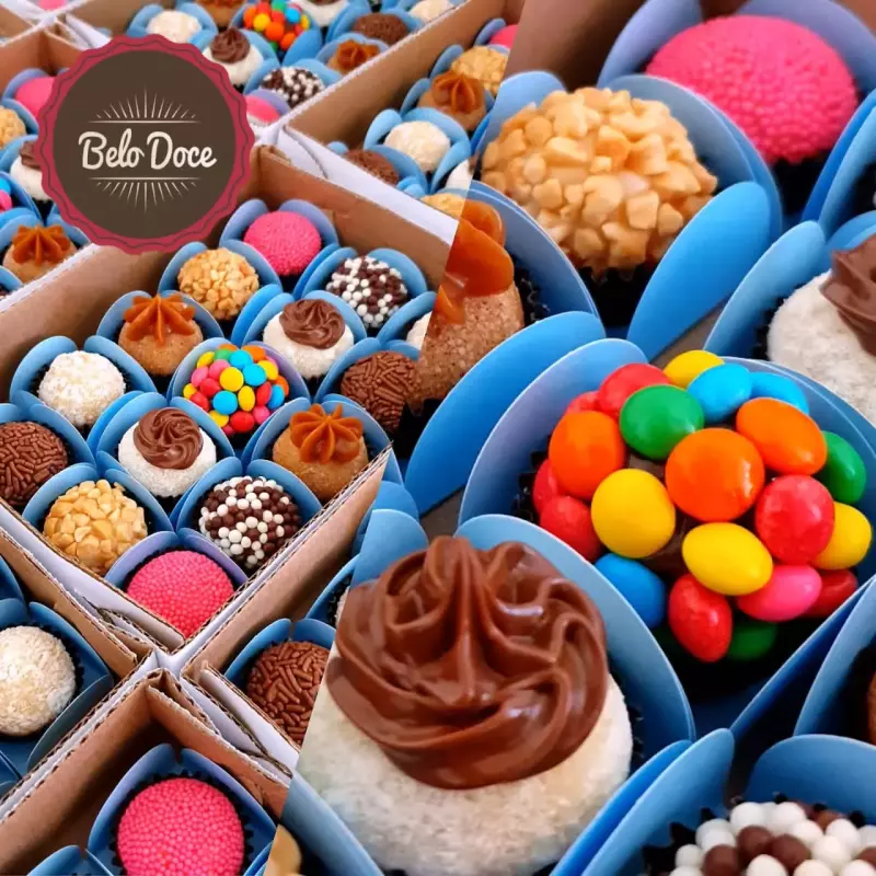 Caixa c/15 brigadeiros Sortidos