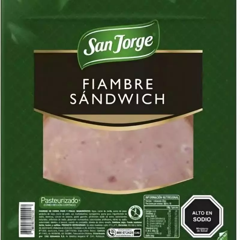 Fiambre jamón sándwich