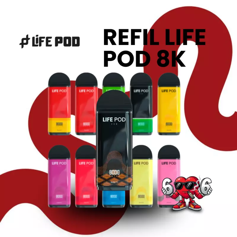 REFIL LIFE POD 8K