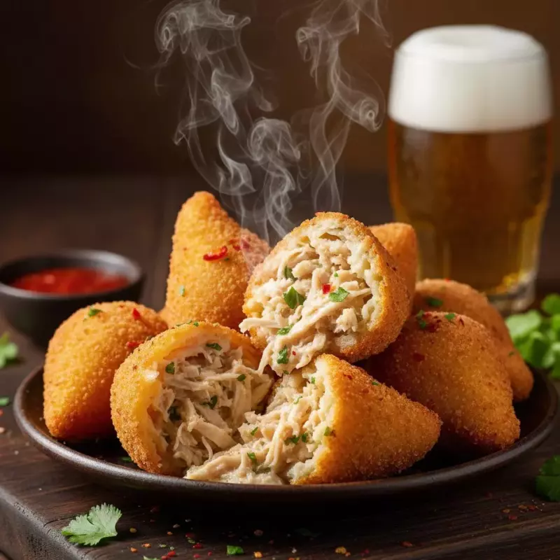 Salgados de frango desfiado (50g)