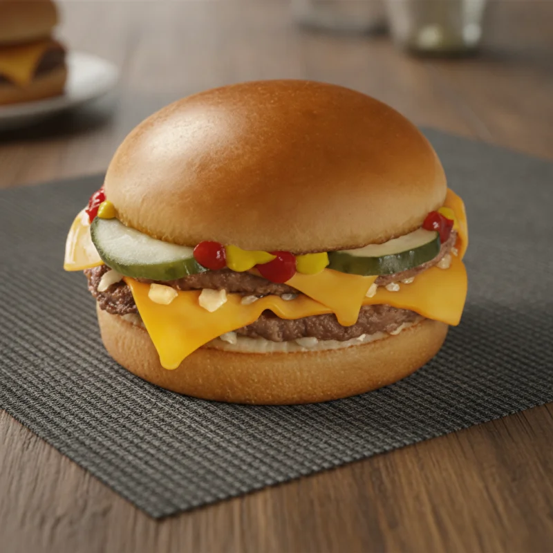 MENU DOUBLE CHEESEBURGER