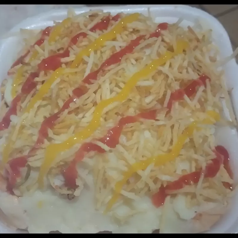 Hot Dog no prato especial