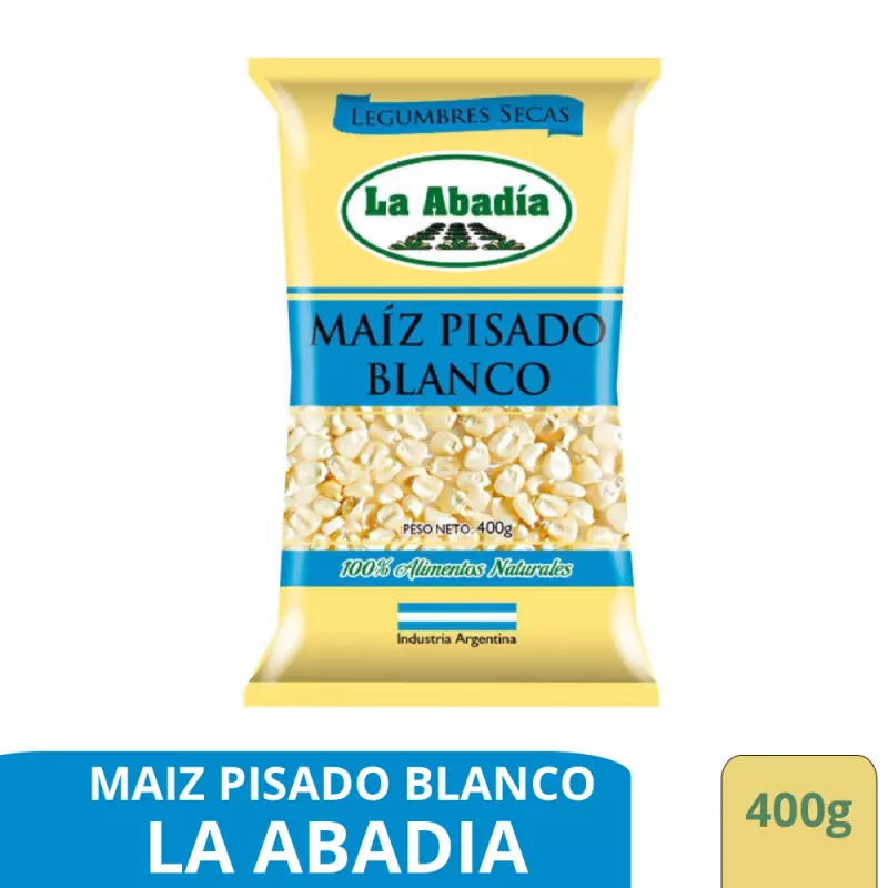 Maíz Pisado Blanco LA ABADIA