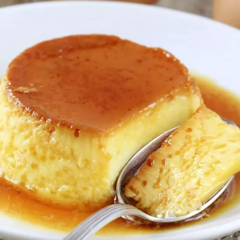 Flan  casero