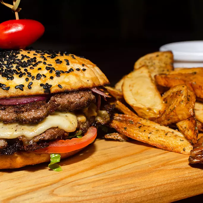 WAVE DOUBLE SMASH BURGUER