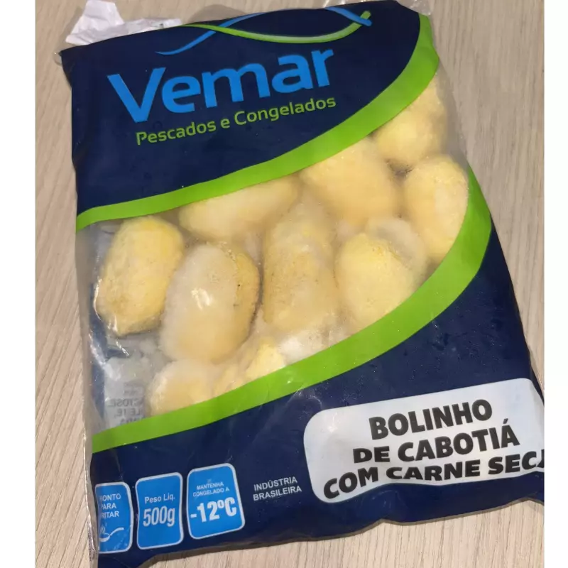 BOLINHO CABOTIÁ CARNE SECA  VEMAR