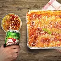 Lasanha Bolonhesa + Coca Lata