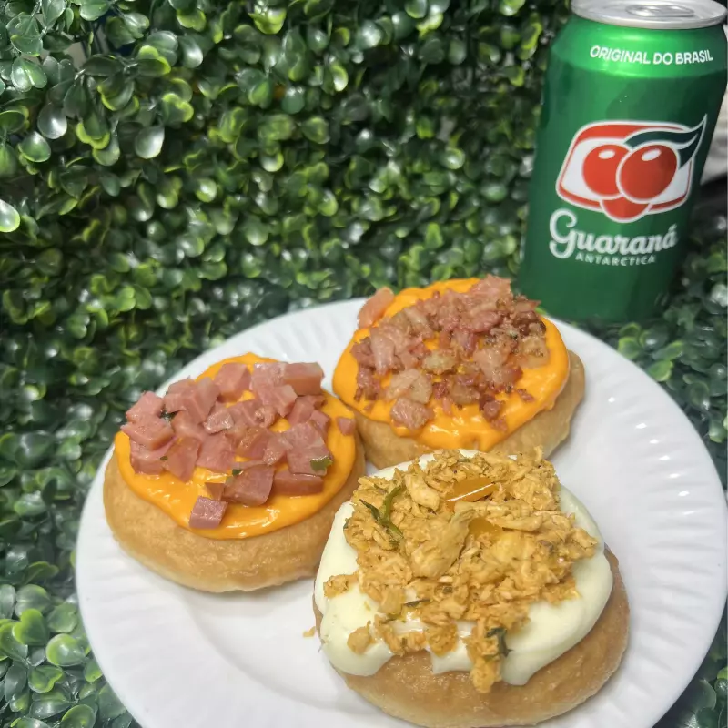 Trio Salgado + 1 Refrigerante Lata