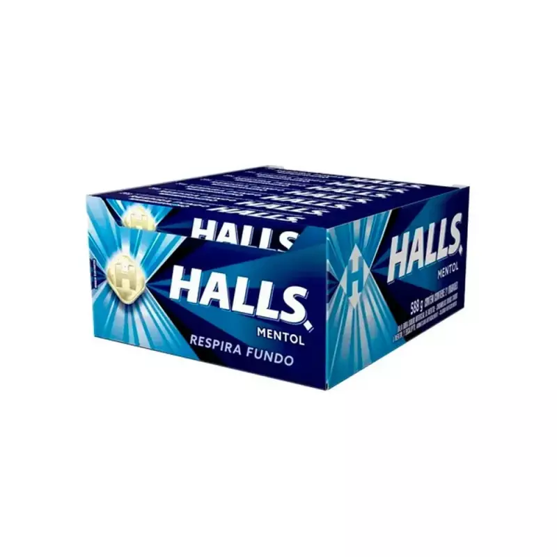 DROPS HALLS MENTOL 588G 21 UND