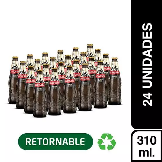 CUSQUEÑA NEGRA 310 RETORNABLE