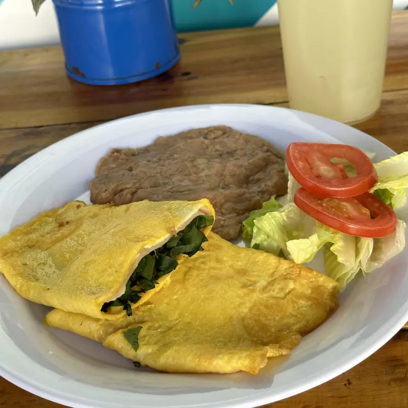 Omelette ( 3 ingredientes )