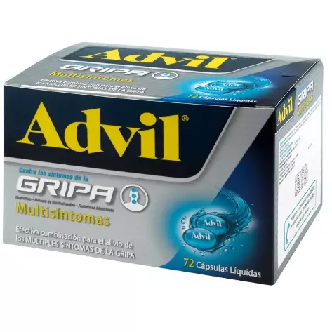 ADVIL GRIPA 72 CAPSULAS