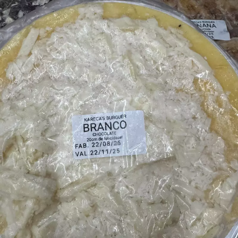 Pizza de Chocolate Branco 20cm