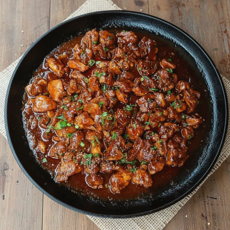 Frango coreano no molho oriental