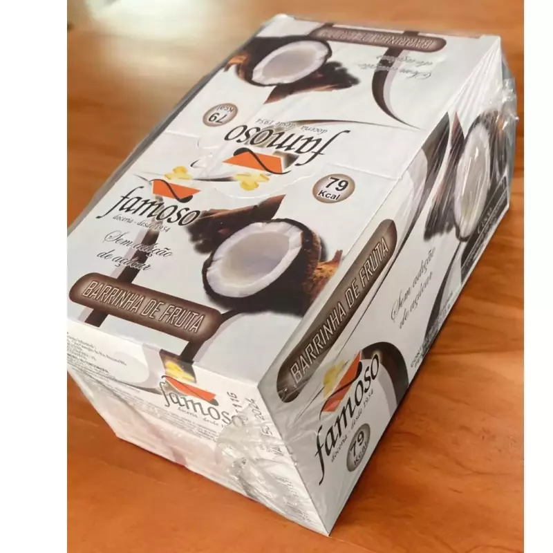 Barrinhas de coco com chocolate diet