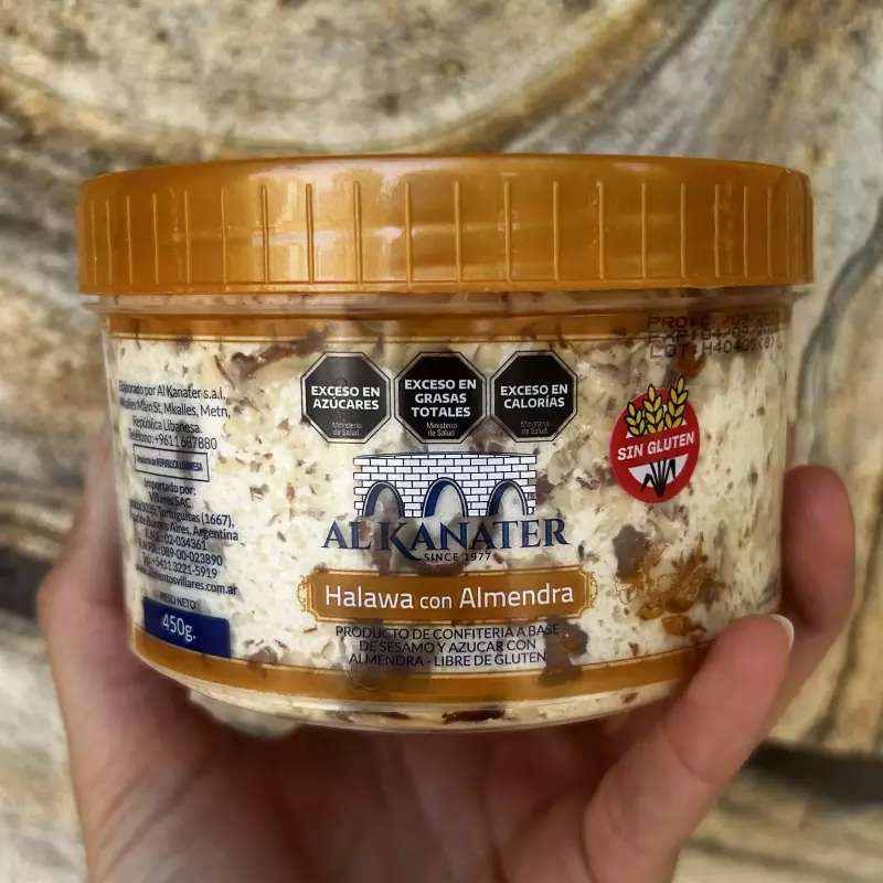 Dulces árabes- Base de sésamo y alm