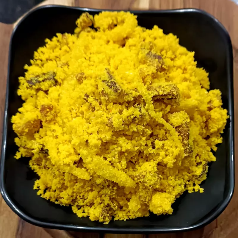 Farofa de Bacon com Cebola