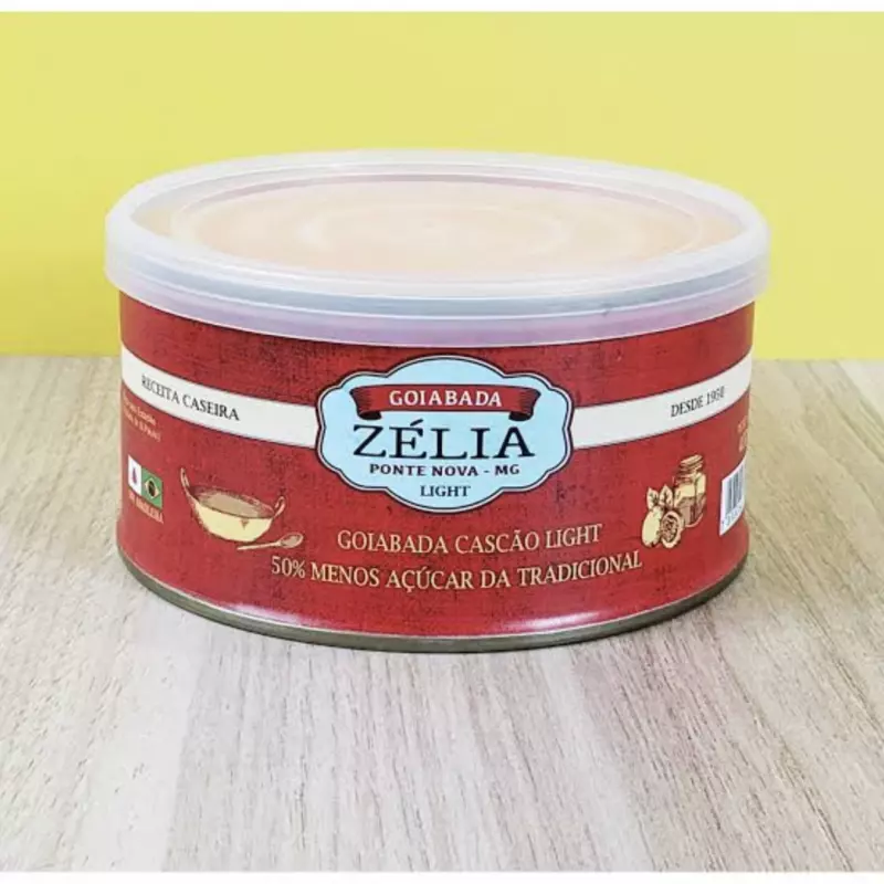 GOIABADA ZELIA LIGHT LATA 400G