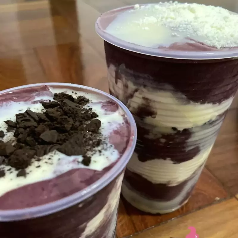 Açaí de 500ml com 3 adicionais