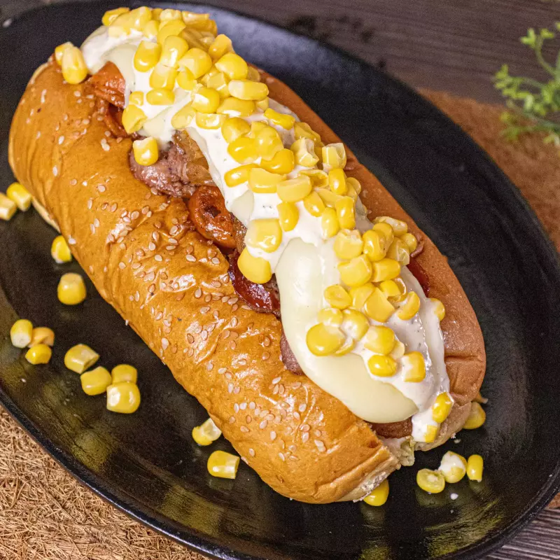 Perro Max Gordos + Papas Fritas