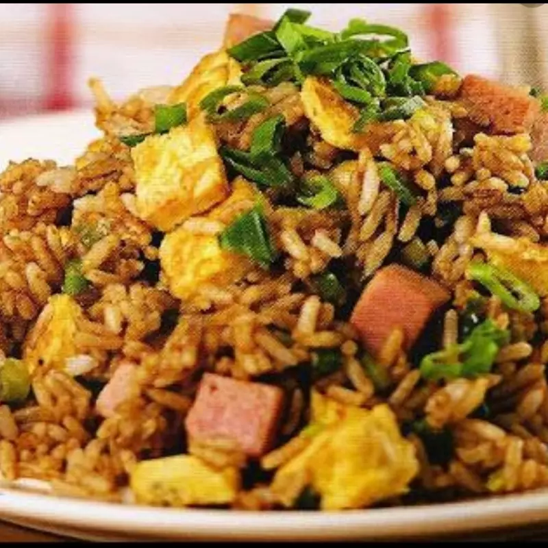 Arroz Chaufa con Salchicha