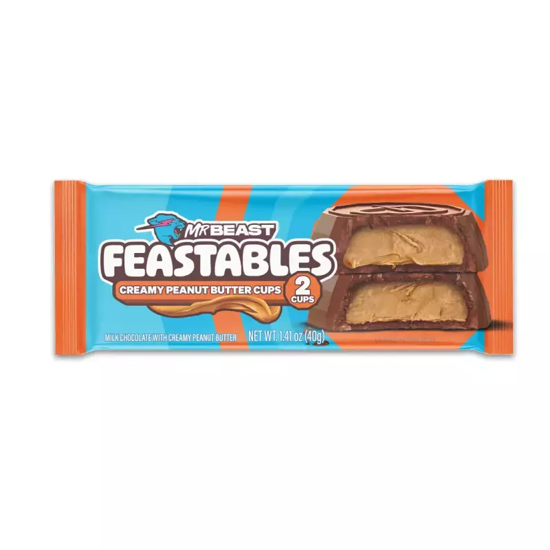 Feastables crème peanut butter cups