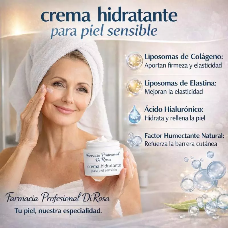 Crema hidratante piel sensible
