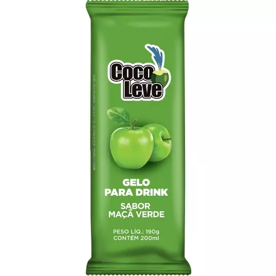Gelo Coco Leve Maçã Verde 200ml