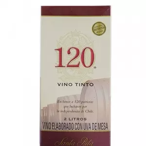 Vino 120 Tetra Tinto 12° 2 Lts