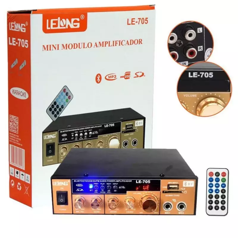 MINI AMPLIFICADOR LELONG LE-705