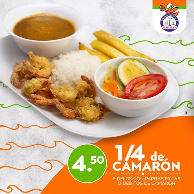 1/4 DE CAMARÓN