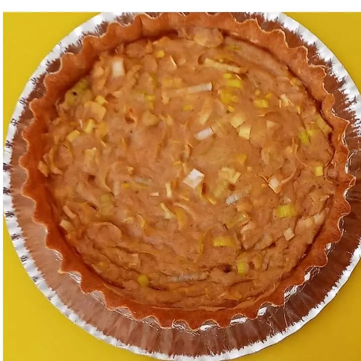 Quiche de alho poró