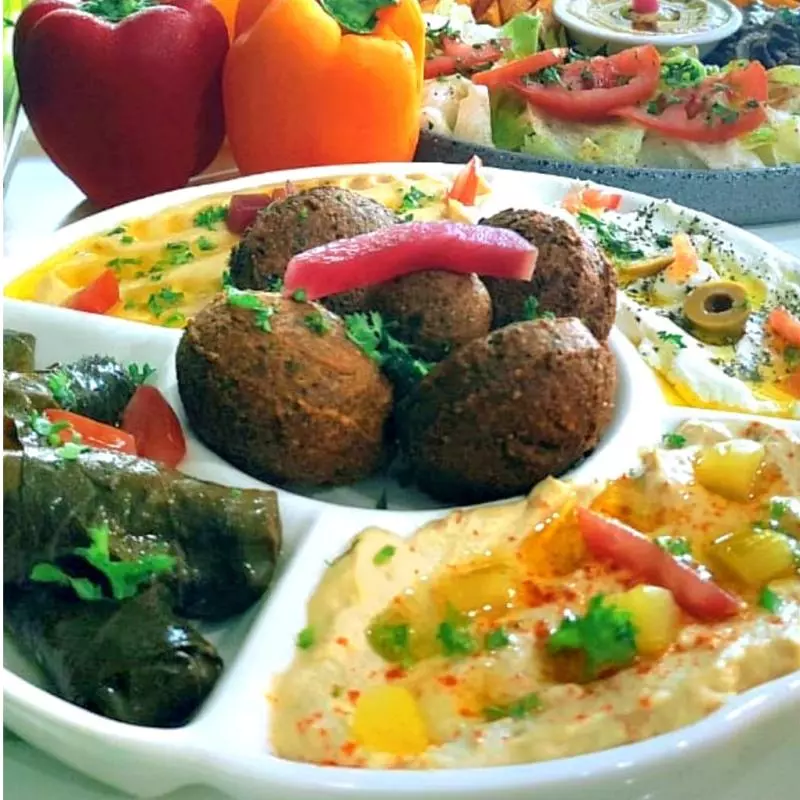 Plato mixto vegetariano