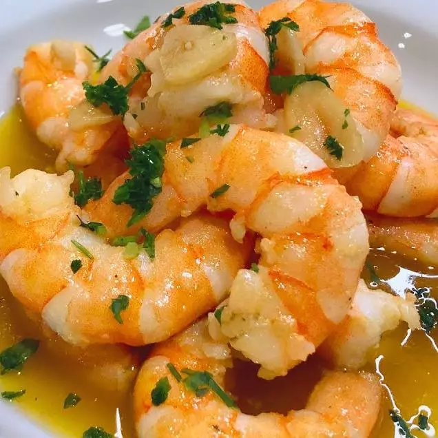 Langostino al ajo