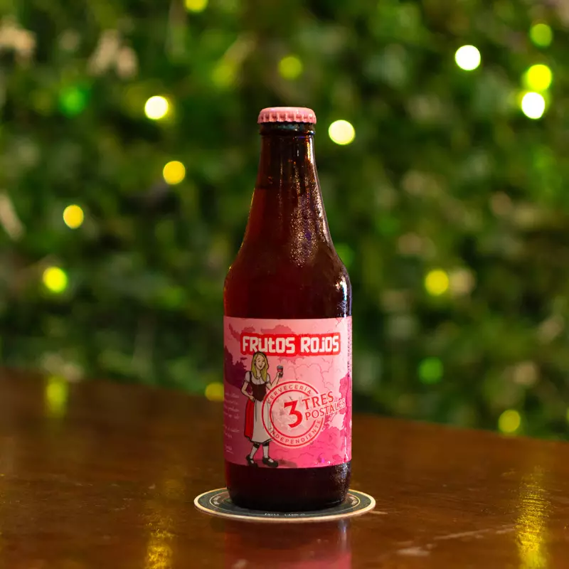 Cerveza 3 Postales Frutos Rojos