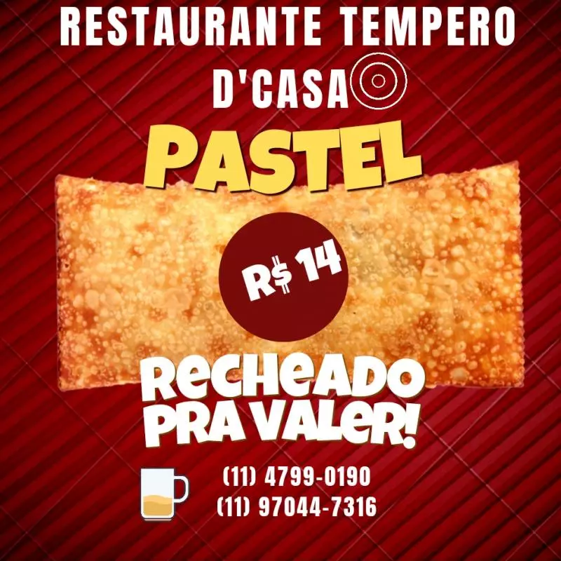 Pastel de Frango c/ Requeijão