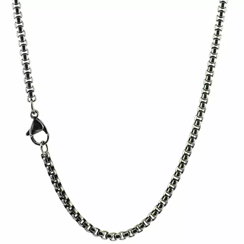 3mm Grey Box Square Chain