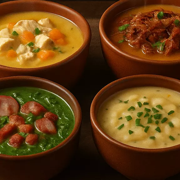 Batata doce, frango e cenoura