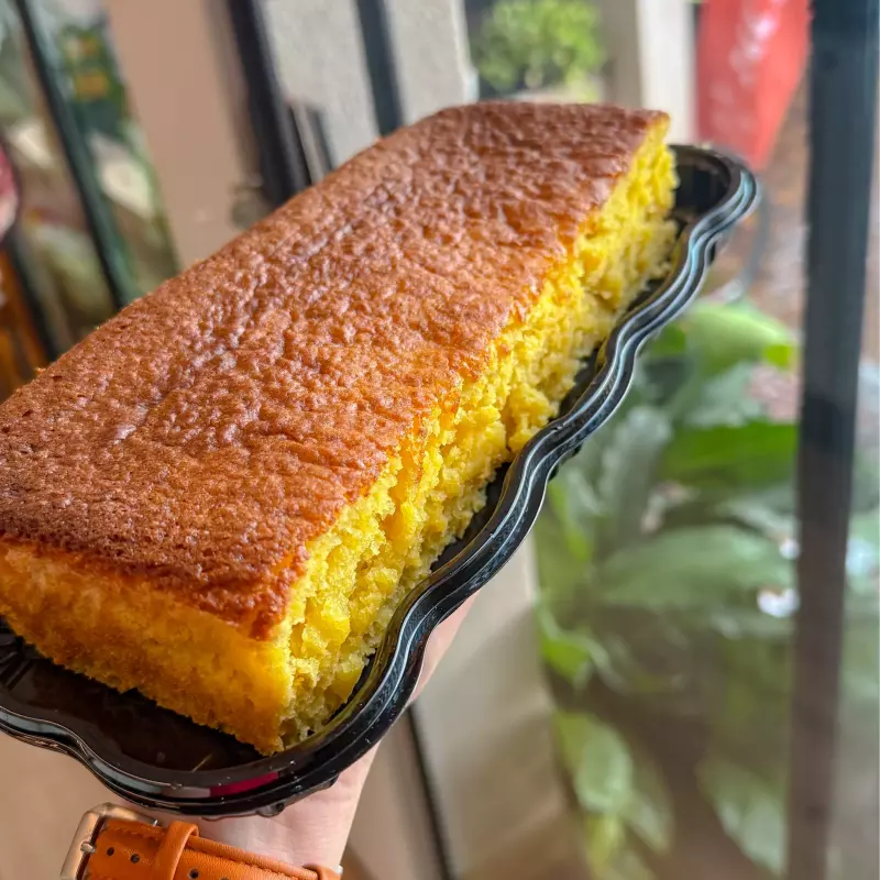 Bolo de milho cremoso