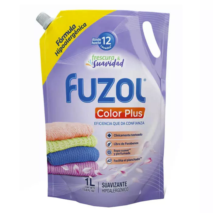 Suavizante fuzol color plus 1 litro