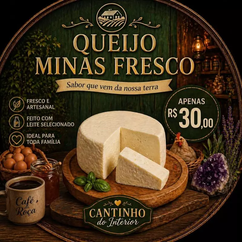 Queijo Minas Fresco 800g