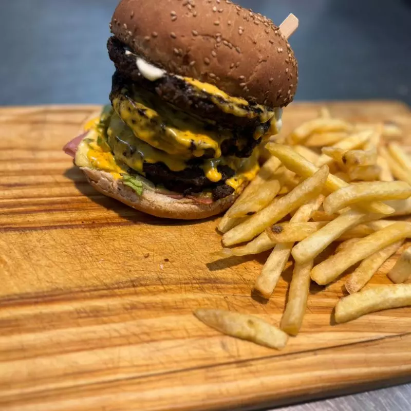 Hamburguesa cuadruple