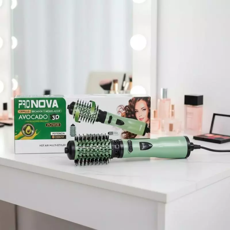 CEPILLO SECADOR GIRATORIO AGUACATE
